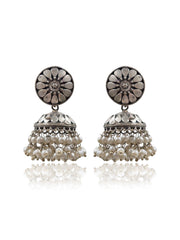 Aarohi Silver Lookalike Earrings